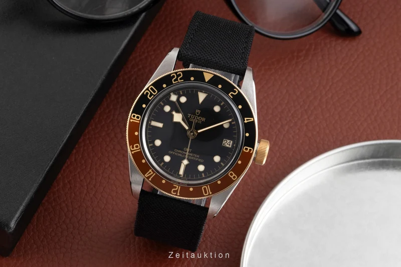 Tudor Black Bay steel / gold automatic men's watch 79833MN-0004 LP: 5150EUR [2600850]