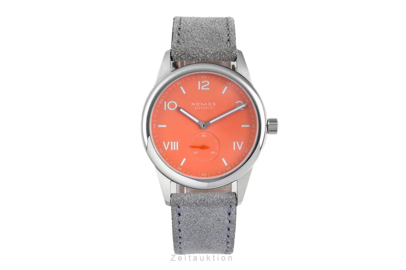 Nomos Club steel manual winding men's watch 725 LP: 1480EUR [2600808]