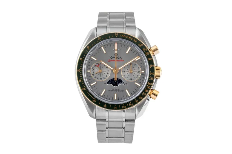 Omega Speedmaster chronograph steel / gold automatic men's watch 304.23.44.52.06.001 LP: 17000EUR [2506728]
