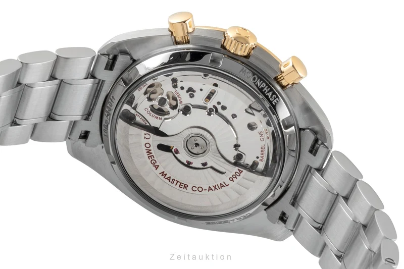Omega Speedmaster chronograph steel / gold automatic men's watch 304.23.44.52.06.001 LP: 17000EUR [2506728]