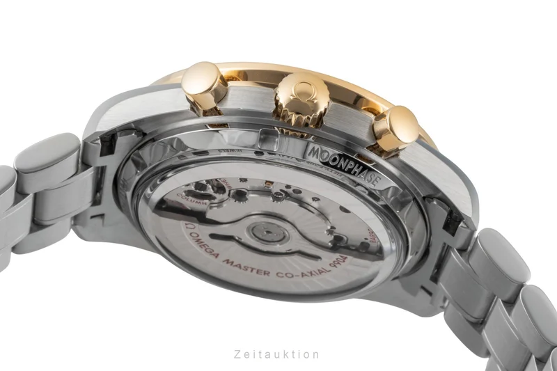 Omega Speedmaster chronograph steel / gold automatic men's watch 304.23.44.52.06.001 LP: 17000EUR [2506728]