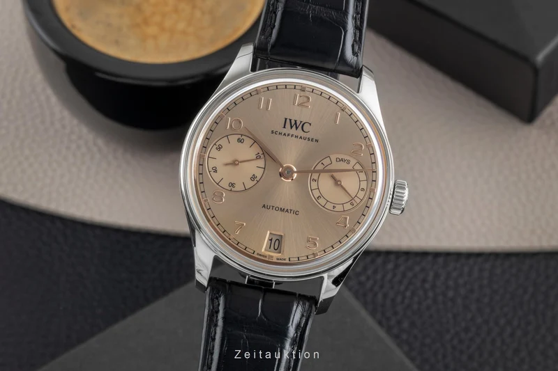 IWC Portugieser steel automatic men's watch IW501705 LP: 14000EUR [2600788]