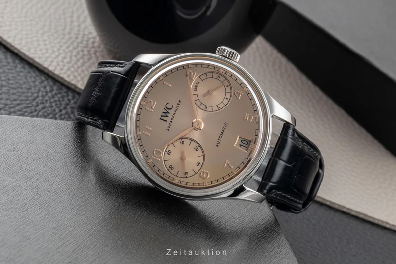 IWC Portugieser steel automatic men's watch IW501705 LP: 14000EUR [2600788]