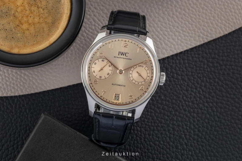 IWC Portugieser steel automatic men's watch IW501705 LP: 14000EUR [2600788]