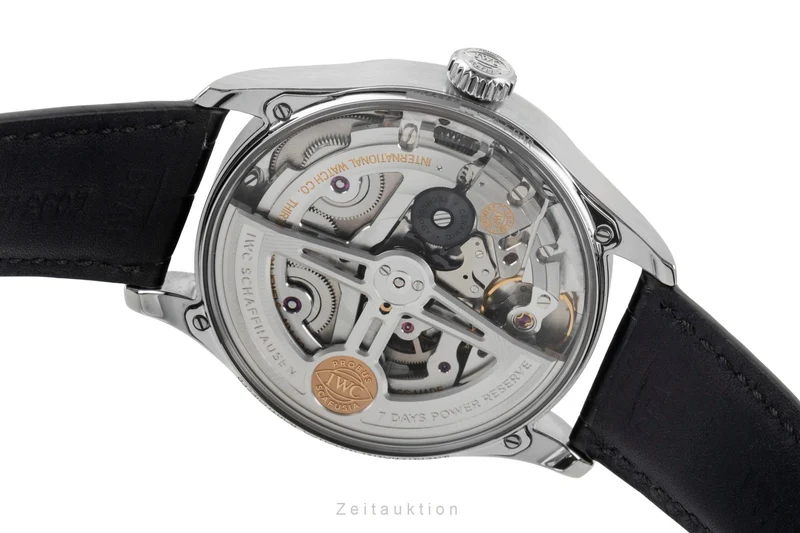 IWC Portugieser steel automatic men's watch IW501705 LP: 14000EUR [2600788]