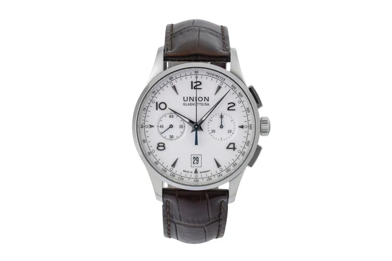 Union Glashütte Noramis chronograph steel automatic men's watch D008.427.16.017.00 [2600847]