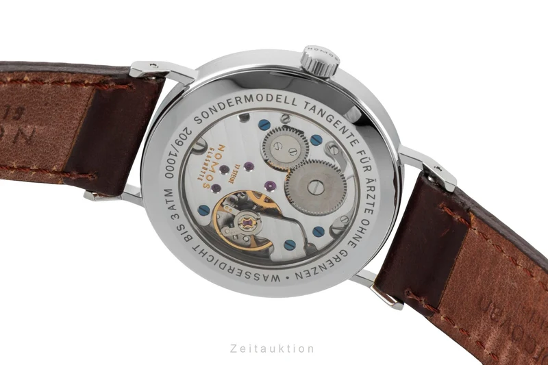 Nomos Tangente steel manual winding men's watch Tangente Ärzte ohne Grenzen Limited [2600811]