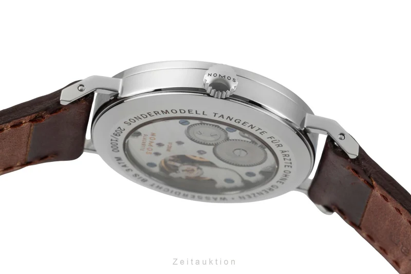 Nomos Tangente steel manual winding men's watch Tangente Ärzte ohne Grenzen Limited [2600811]