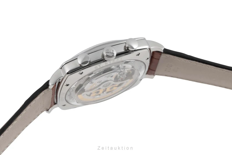 Glashütte Sixties chronograph steel automatic men's watch 1-39-34-03-32-04 LP: 8800EUR [2600713]