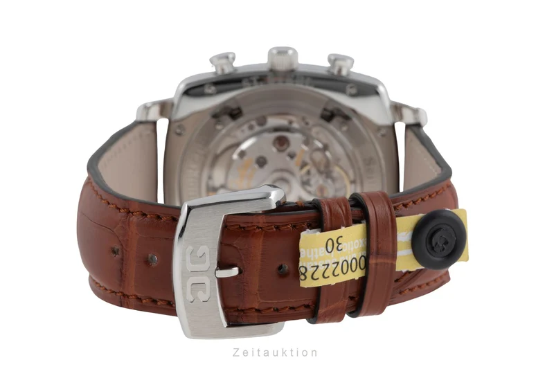 Glashütte Sixties chronograph steel automatic men's watch 1-39-34-03-32-04 LP: 8800EUR [2600713]