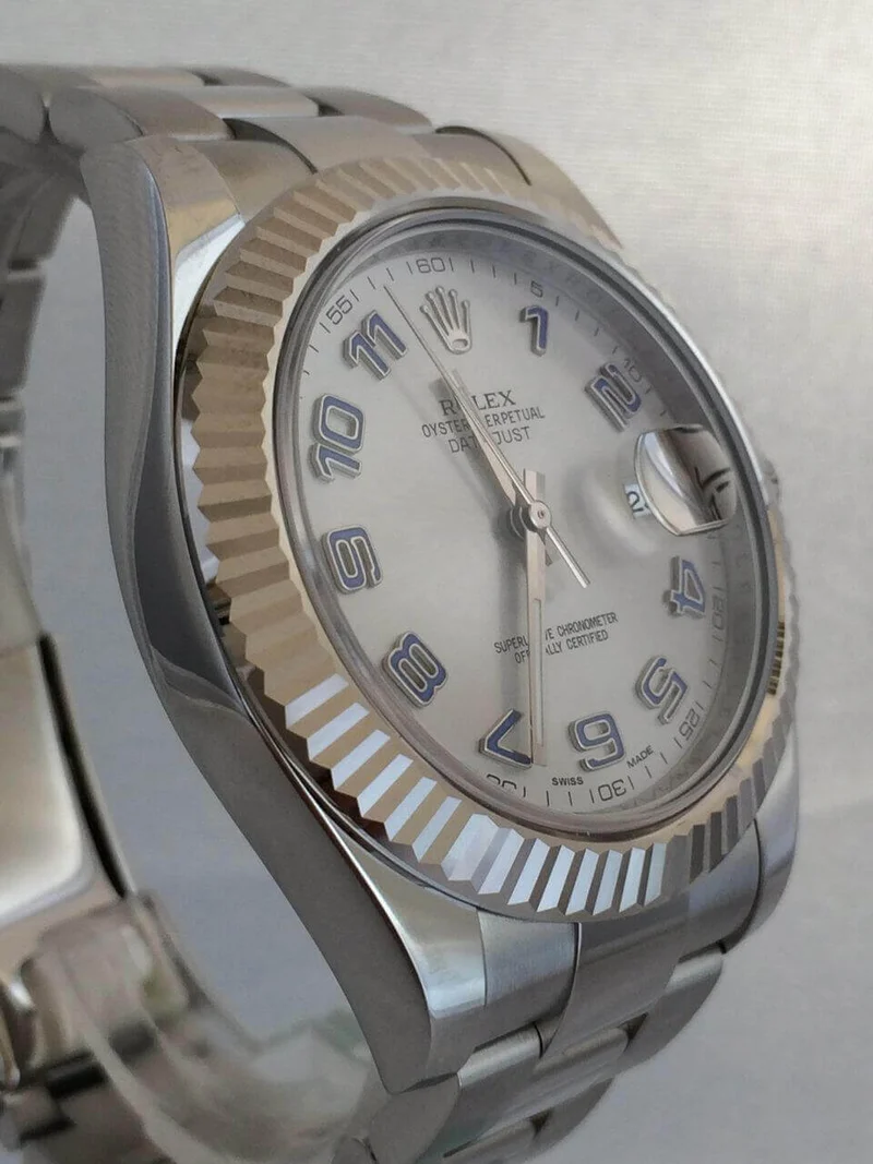 Rolex Datejust II 116334 Rhodium Arabisch
