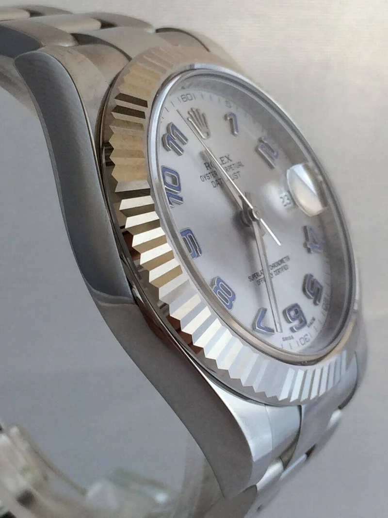 Rolex Datejust II 116334 Rhodium Arabisch