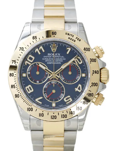 Rolex Daytona Cosmograph 116523 Blau Arabisch