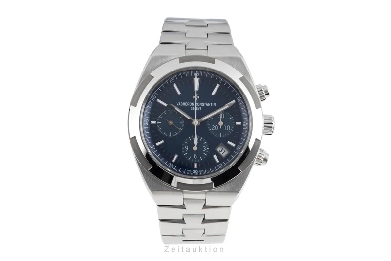 Vacheron & Constantin Overseas chronograph steel automatic men's watch 5500V/110A-B148 LP: 38600EUR [2506710]