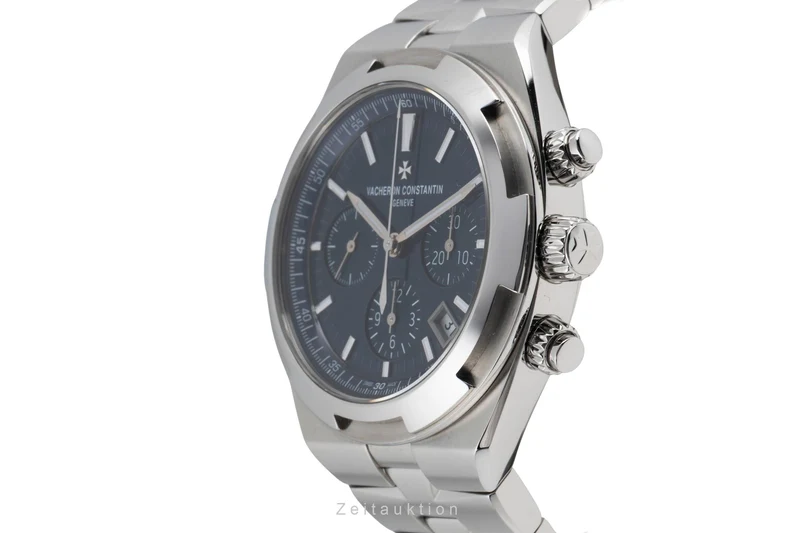 Vacheron & Constantin Overseas chronograph steel automatic men's watch 5500V/110A-B148 LP: 38600EUR [2506710]