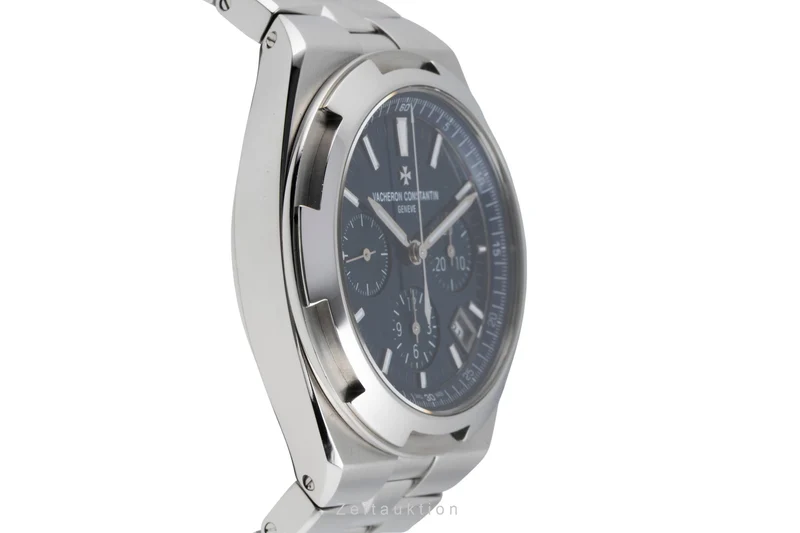 Vacheron & Constantin Overseas chronograph steel automatic men's watch 5500V/110A-B148 LP: 38600EUR [2506710]