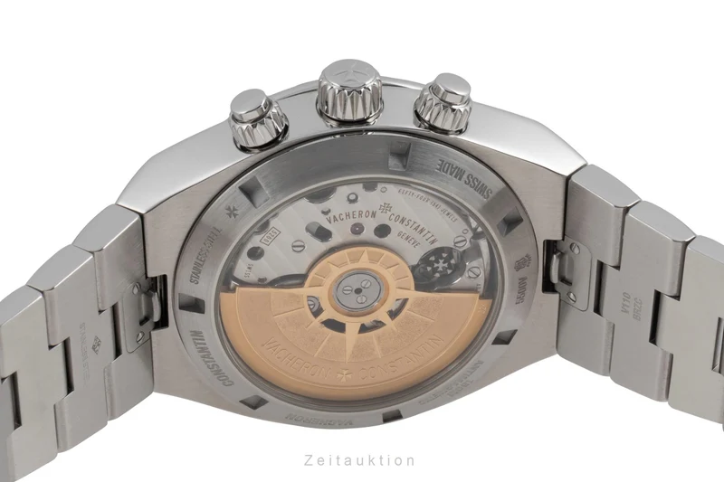 Vacheron & Constantin Overseas chronograph steel automatic men's watch 5500V/110A-B148 LP: 38600EUR [2506710]