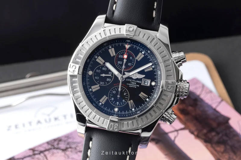 Breitling Super Avenger chronograph steel automatic men's watch A1337011/B907 [2601019]