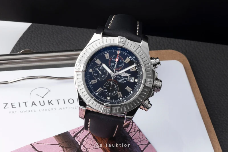 Breitling Super Avenger chronograph steel automatic men's watch A1337011/B907 [2601019]