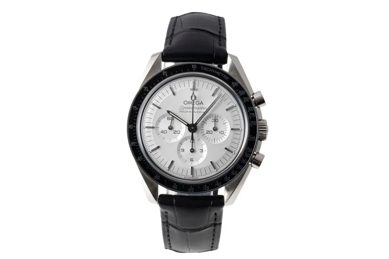 Omega Speedmaster chronograph 18 ct white gold manual winding men's watch 310.63.42.50.02.001 LP: 43000EUR [2600975]