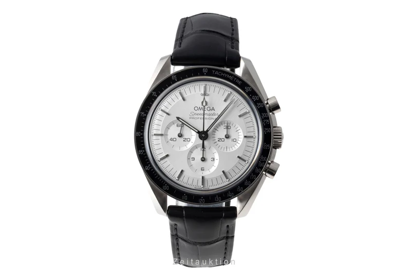 Omega Speedmaster chronograph 18 ct white gold manual winding men's watch 310.63.42.50.02.001 LP: 43000EUR [2600975]