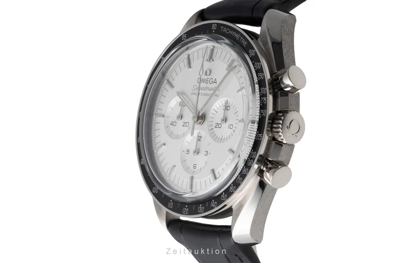 Omega Speedmaster chronograph 18 ct white gold manual winding men's watch 310.63.42.50.02.001 LP: 43000EUR [2600975]