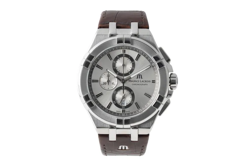 Maurice Lacroix Aikon chronograph steel quartz men's watch AI1018-SS001-1301 [2600919]