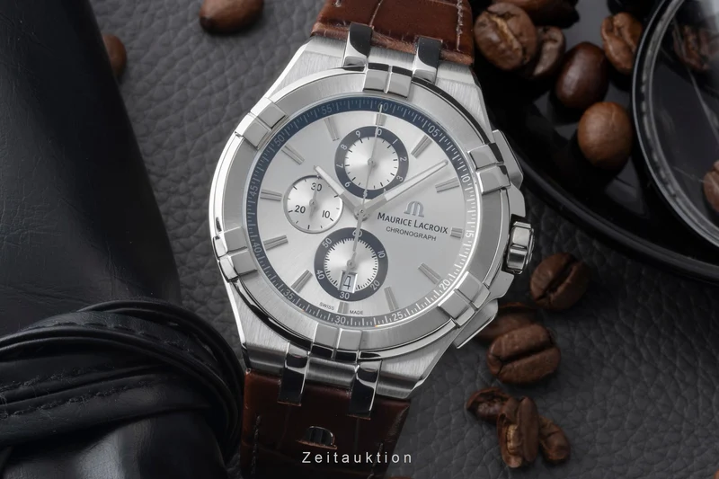 Maurice Lacroix Aikon chronograph steel quartz men's watch AI1018-SS001-1301 [2600919]