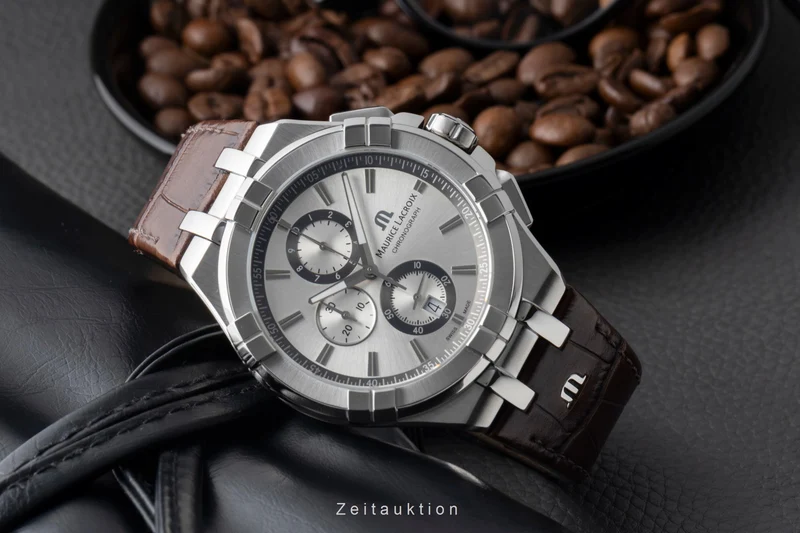 Maurice Lacroix Aikon chronograph steel quartz men's watch AI1018-SS001-1301 [2600919]