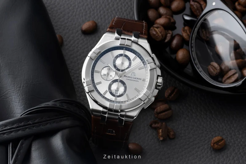 Maurice Lacroix Aikon chronograph steel quartz men's watch AI1018-SS001-1301 [2600919]