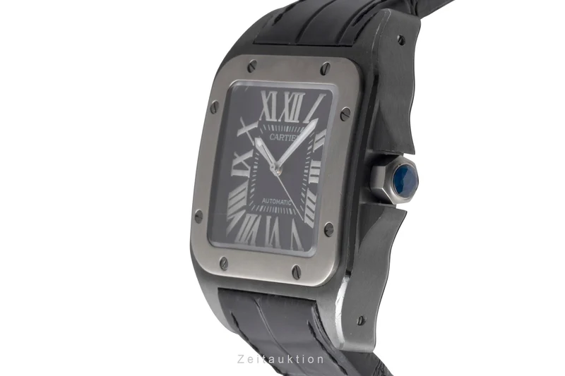 Cartier Santos 100 steel / titanium automatic men's watch W2020010 [2600871]