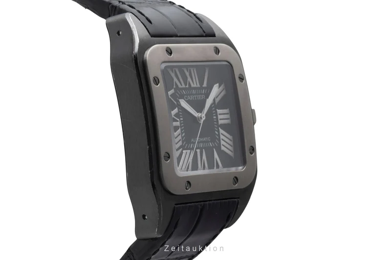 Cartier Santos 100 steel / titanium automatic men's watch W2020010 [2600871]