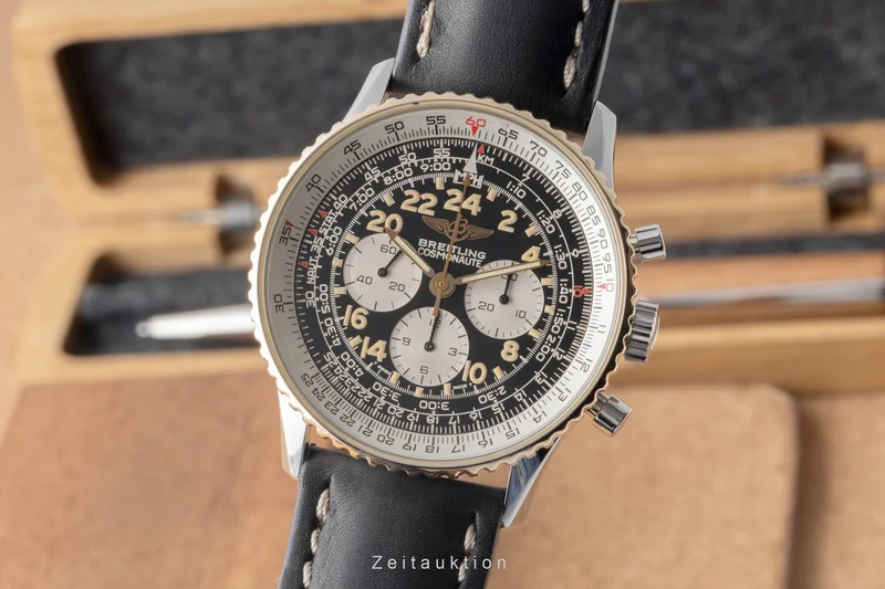 Breitling Navitimer Cosmonaute chronograph steel / gold manual winding men's watch B12019 [2600116]