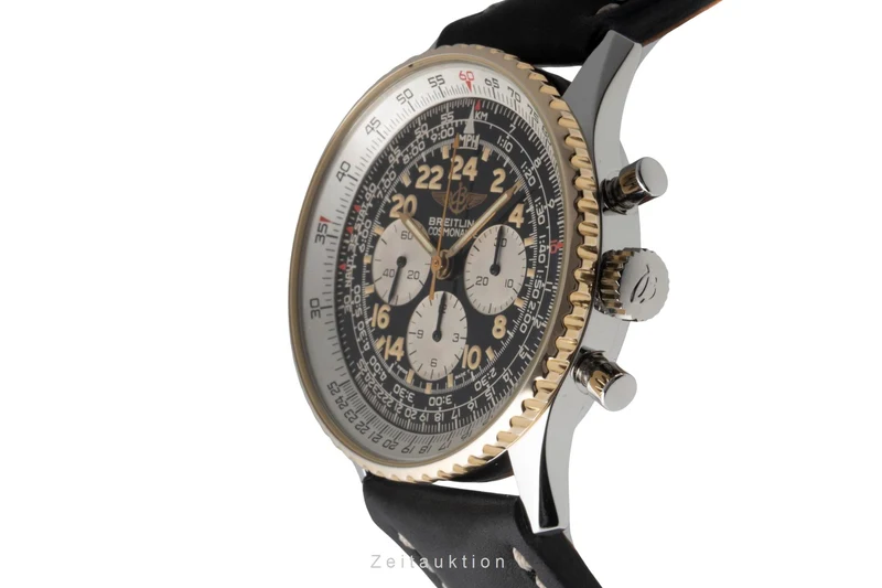 Breitling Navitimer Cosmonaute chronograph steel / gold manual winding men's watch B12019 [2600116]