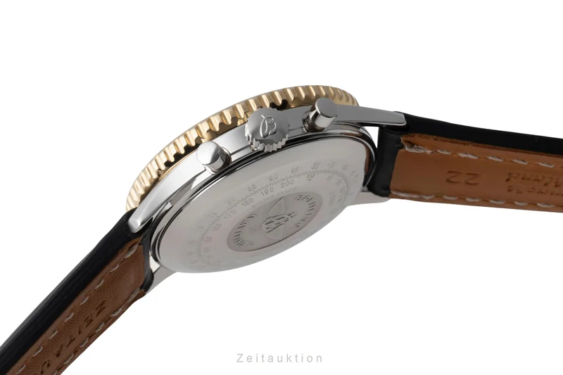 Breitling Navitimer Cosmonaute chronograph steel / gold manual winding men's watch B12019 [2600116]