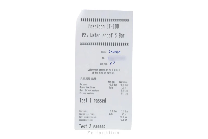 Omega De Ville steel automatic men's watch 434.10.40.20.06.001 LP: 5300EUR [2600404]