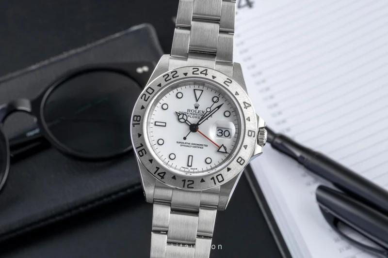 Rolex Explorer II steel automatic men's watch 16570 [2600961]