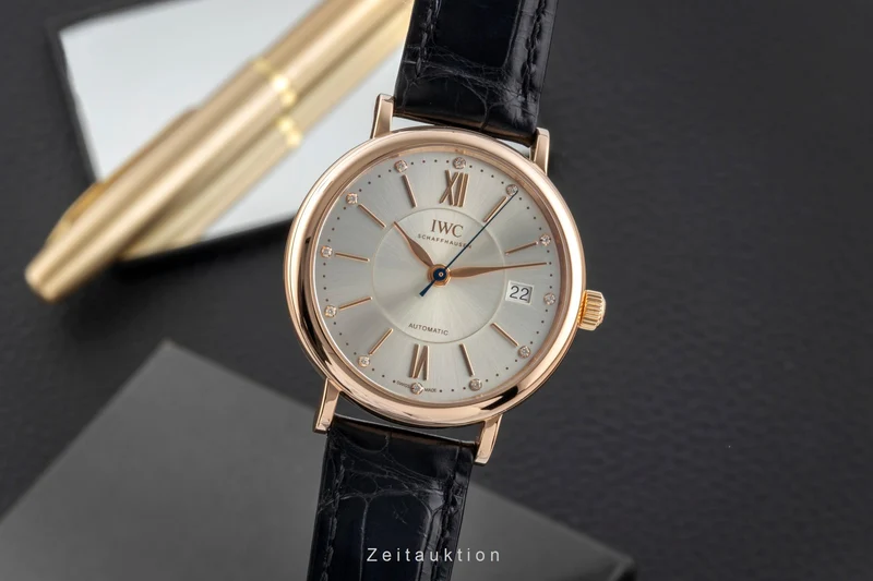 IWC Portofino 18 ct red gold automatic men's watch IW458105 LP: 15100EUR [2600343]