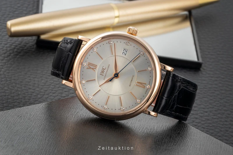 IWC Portofino 18 ct red gold automatic men's watch IW458105 LP: 15100EUR [2600343]