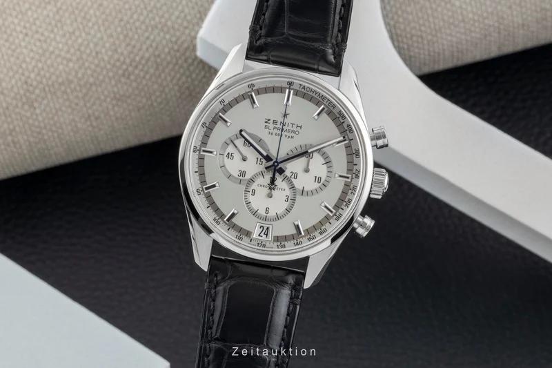 Zenith El Primero chronograph steel automatic men's watch 03.2040.400/04.C496 LP: 10800EUR [2506569]
