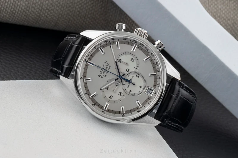 Zenith El Primero chronograph steel automatic men's watch 03.2040.400/04.C496 LP: 10800EUR [2506569]