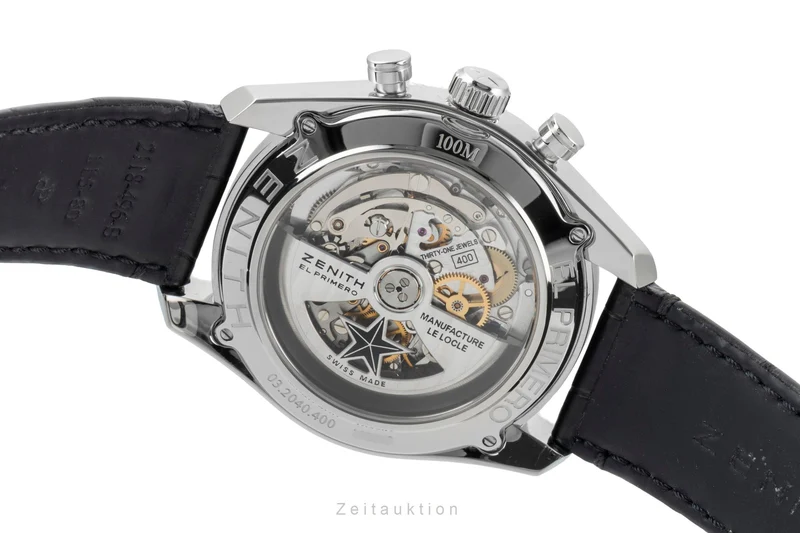 Zenith El Primero chronograph steel automatic men's watch 03.2040.400/04.C496 LP: 10800EUR [2506569]