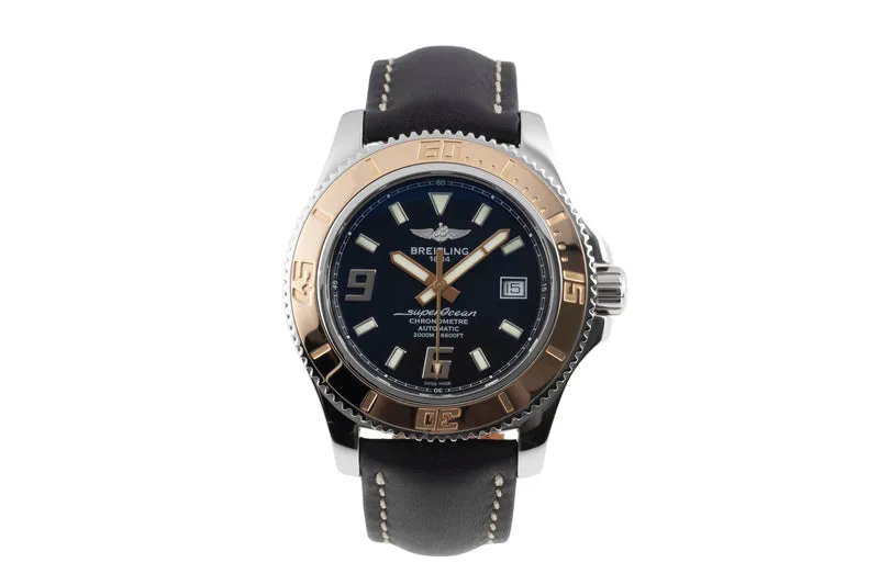 Breitling Superocean steel / gold automatic men's watch C1739112/BA77 LP: 7750EUR [2600816]