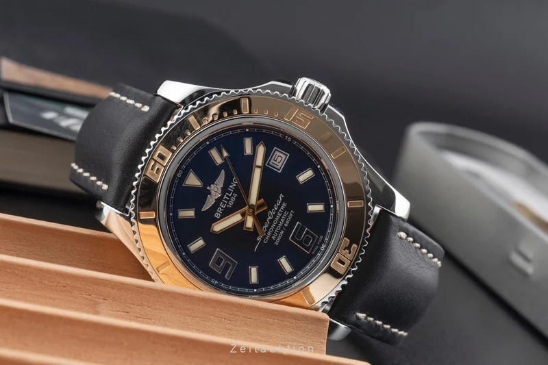 Breitling Superocean steel / gold automatic men's watch C1739112/BA77 LP: 7750EUR [2600816]