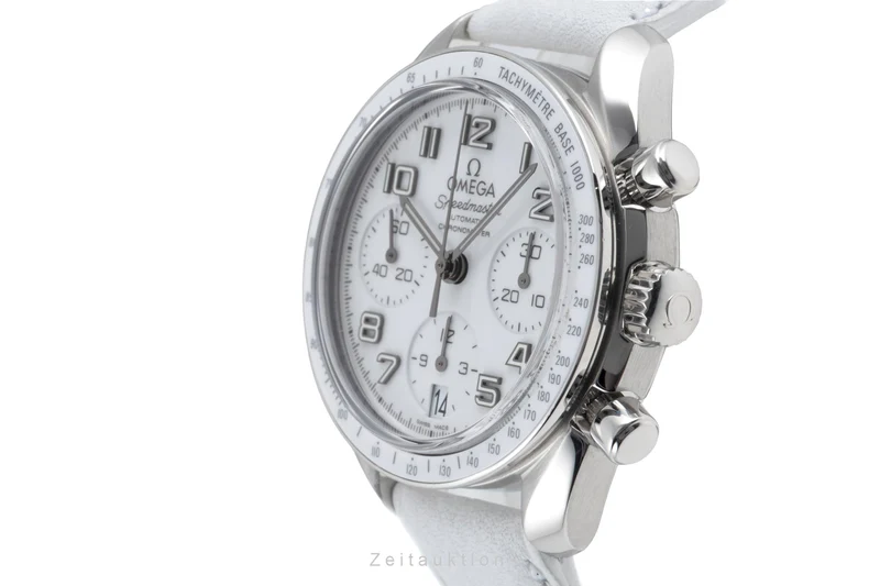 Omega Speedmaster Date chronograph steel automatic women's watch 324.33.38.40.04.001 LP: 5700EUR [2600824]