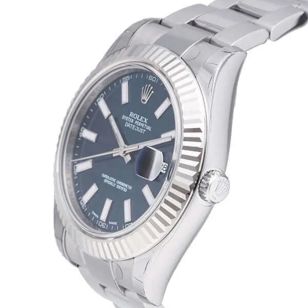 Rolex Datejust II 116334 Blau Index