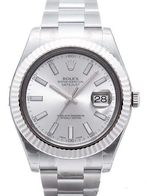 Rolex Datejust II 116334 Silber Index