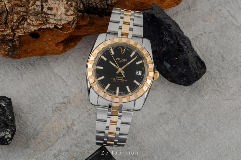 Tudor Classic Date steel / gold automatic men's watch 21013 [2600679]
