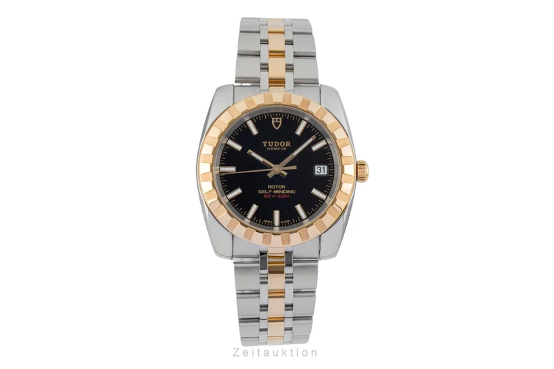 Tudor Classic Date steel / gold automatic men's watch 21013 [2600679]