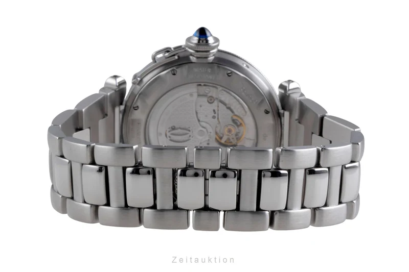 Cartier Pasha steel automatic men's watch W31037H3 [2506421]